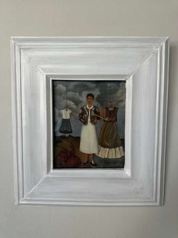 Framed Frida Kahlo Print, Memory The Heart - Finished Size 41cm x 46.5cm