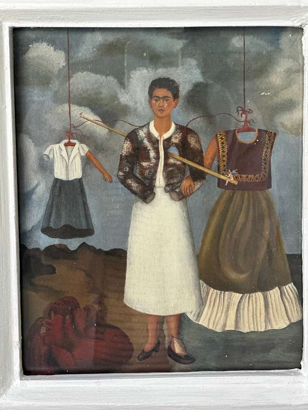 Framed Frida Kahlo Print, Memory The Heart - Finished Size 41cm x 46.5cm