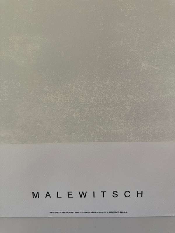 Silkscreen Print - Malewitsch, Peinture Suprematiste - Size 100cm x 50cm