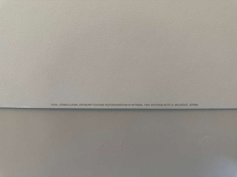 Silkscreen Print - Vera Jermolajewa - Size 100cm x 50cm