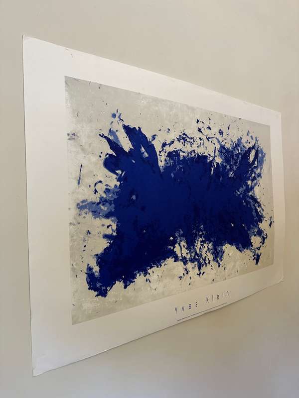 Silkscreen Print - Yves Klein, Hommage A Tennessee Williams - Size 100cm x 70cm