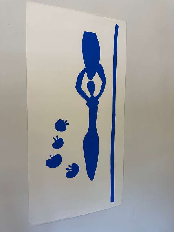 Silkscreen Print - Henri Matisse, Femme a L'amphore - Size 100cm x 50cm