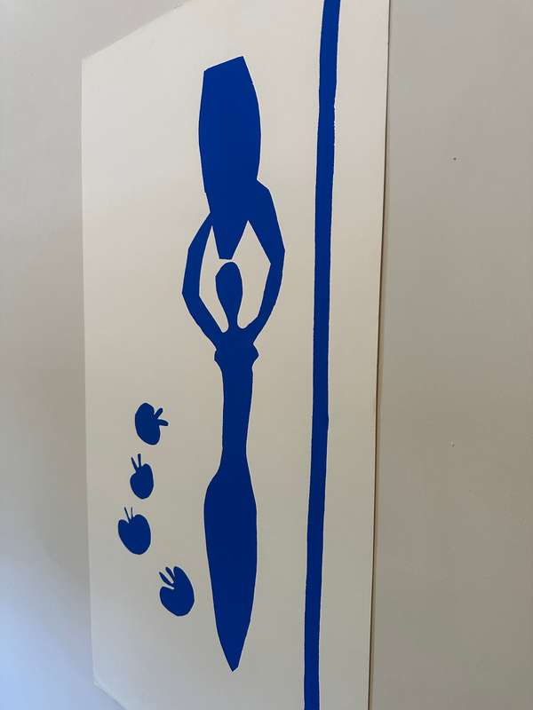 Silkscreen Print - Henri Matisse, Femme a L'amphore - Size 100cm x 50cm
