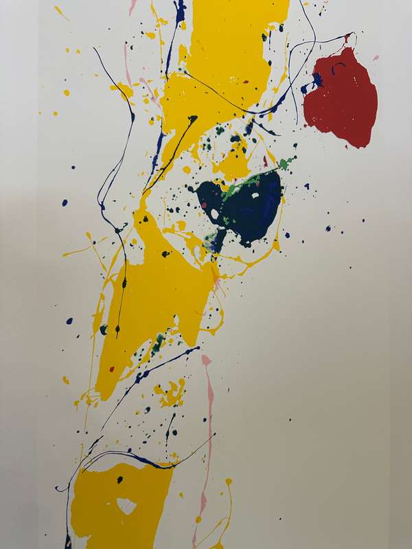 Silkscreen Print - Sam Francis, Untitled - Size 100cm x 50cm