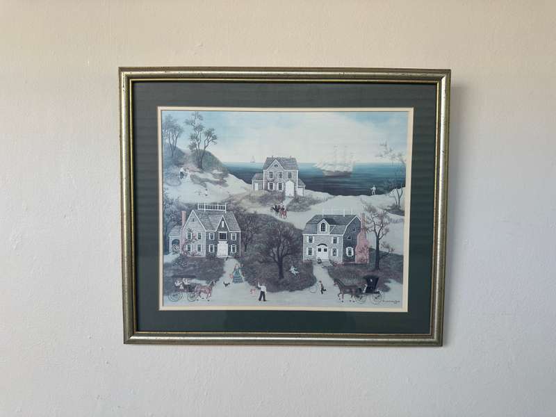 Framed Linda Nelson Stocks Print, Days to Remember - Finished Size 41cm x 35cm