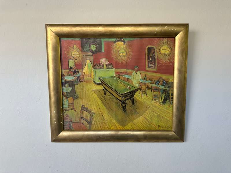 Framed Vincent Van Gogh Print, The Night Cafe - Finished Size 40.5cm x 47cm