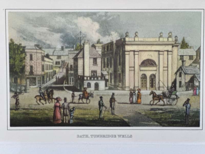 Framed Print, Bath, Tunbridge Wells - Finished Size 32cm x 23cm