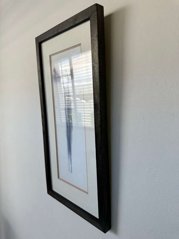 Framed Print, Tulips - Finished Size 26.5cm x 52.5cm
