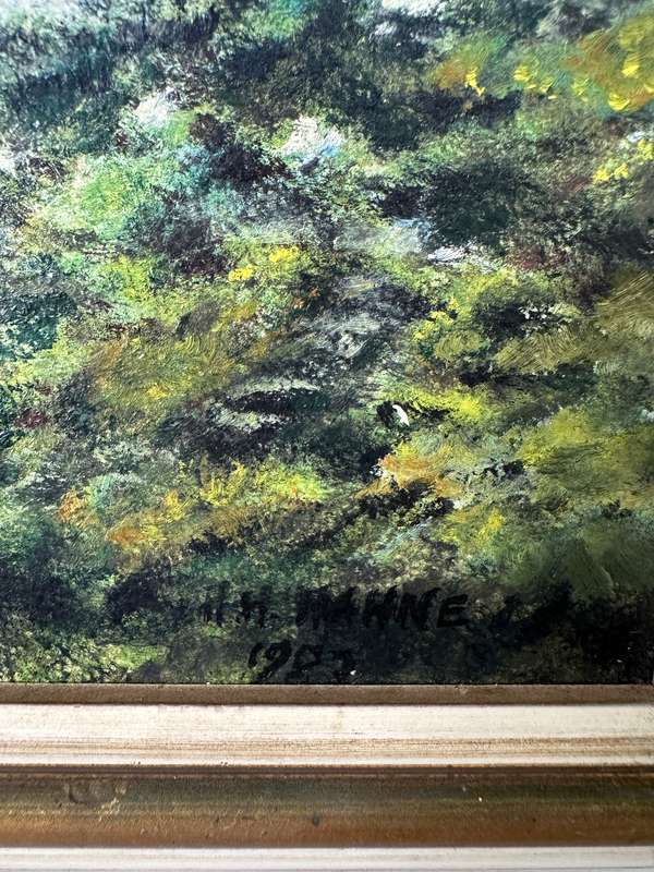 Framed Original Artwork, Forest - Finished Size 26.5cm x 33.5cm