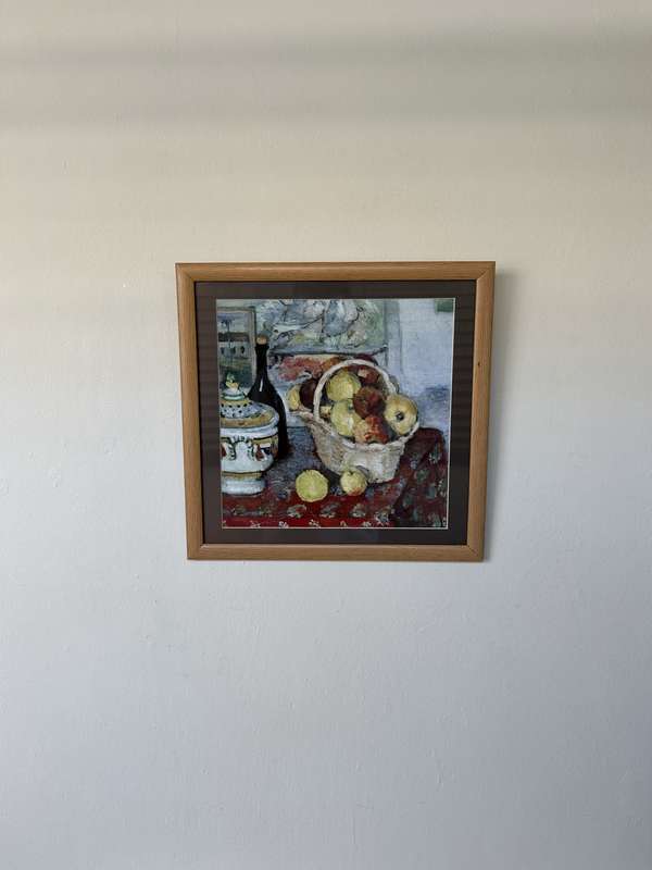 Framed Paul Cezanne Print, Still Life with Soup Tureen - Finished Size 37cm x 37cm