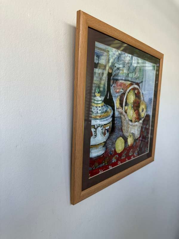 Framed Paul Cezanne Print, Still Life with Soup Tureen - Finished Size 37cm x 37cm