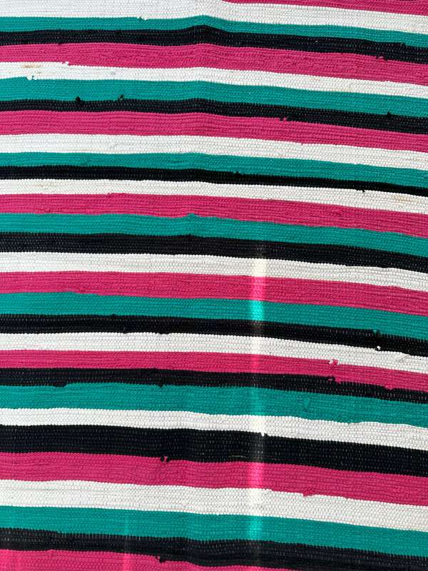 Ashanti Woven Fabric Rug, Versatile as it can be used as a Table Runner Size 175cm x 73cm (New)