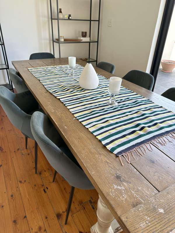 Ashanti Woven Fabric Rug, Versatile as it can be used as a Table Runner Size 175cm x 70cm (New)