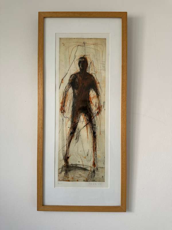 Framed Christophe Hohler Limited Edition Lithograph (Edition 2/50) - 82cm x 34cm