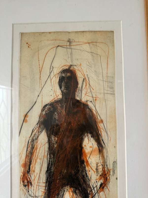 Framed Christophe Hohler Limited Edition Lithograph (Edition 2/50) - 82cm x 34cm
