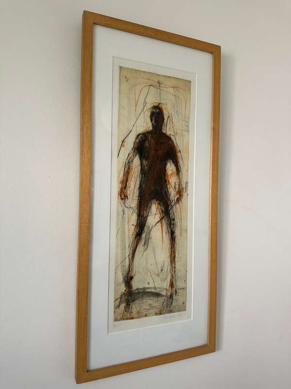 Framed Christophe Hohler Limited Edition Lithograph (Edition 2/50) - 82cm x 34cm