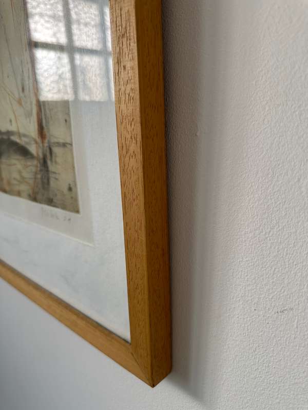 Framed Christophe Hohler Limited Edition Lithograph (Edition 2/50) - 82cm x 34cm