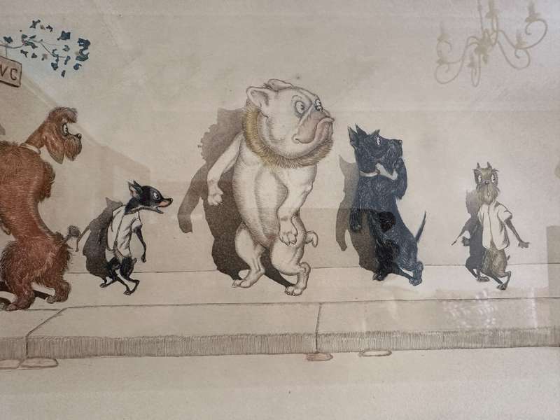 Framed Artist Signed Etching - Boris O'Klein - L'etourdie (A very special collectors piece)