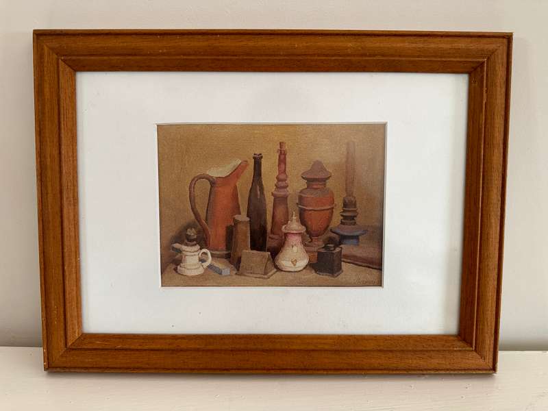Framed Giorgio Morandi Print - Natura Morta, Finished Size 34.5cm x 25.5cm