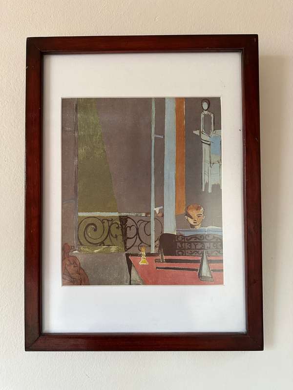 Framed Henri Matisse Print - The Piano Lesson, Matt Glass Front, Size 32cm x 43cm