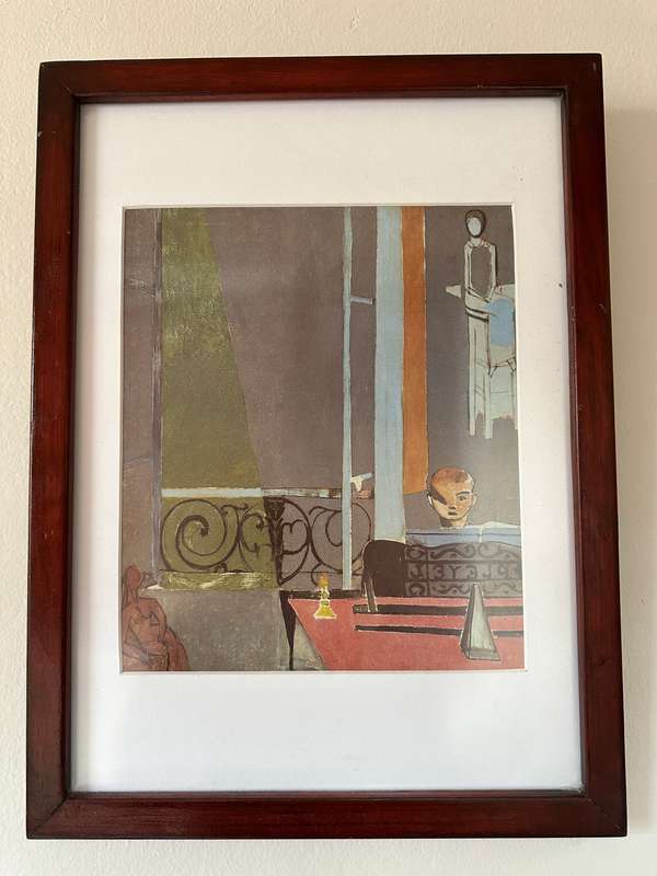 Framed Henri Matisse Print - The Piano Lesson, Matt Glass Front, Size 32cm x 43cm