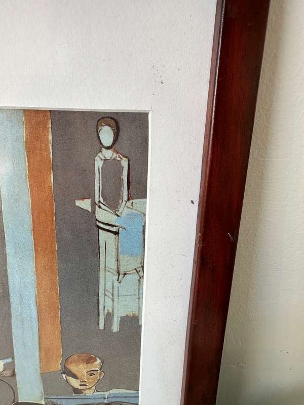 Framed Henri Matisse Print - The Piano Lesson, Matt Glass Front, Size 32cm x 43cm