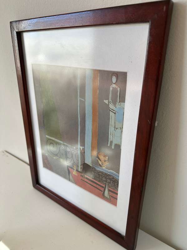 Framed Henri Matisse Print - The Piano Lesson, Matt Glass Front, Size 32cm x 43cm