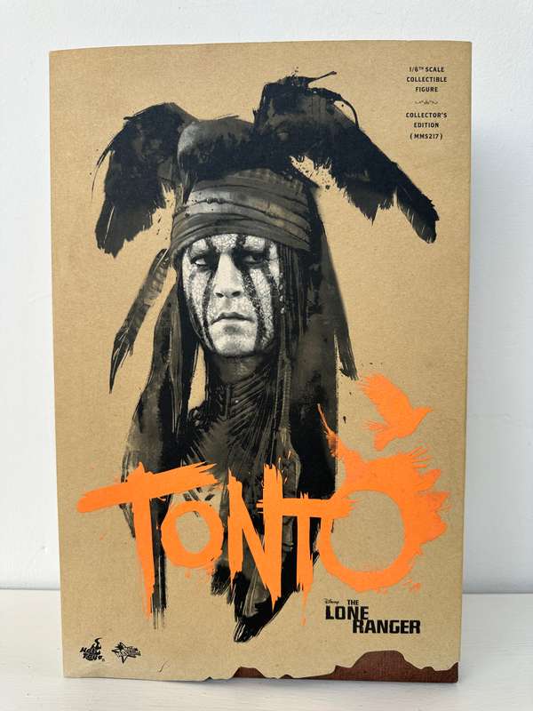 Hot Toys 1/6 Scale Collector's Edition The Lone Ranger Tonto, Amazingly Detailed