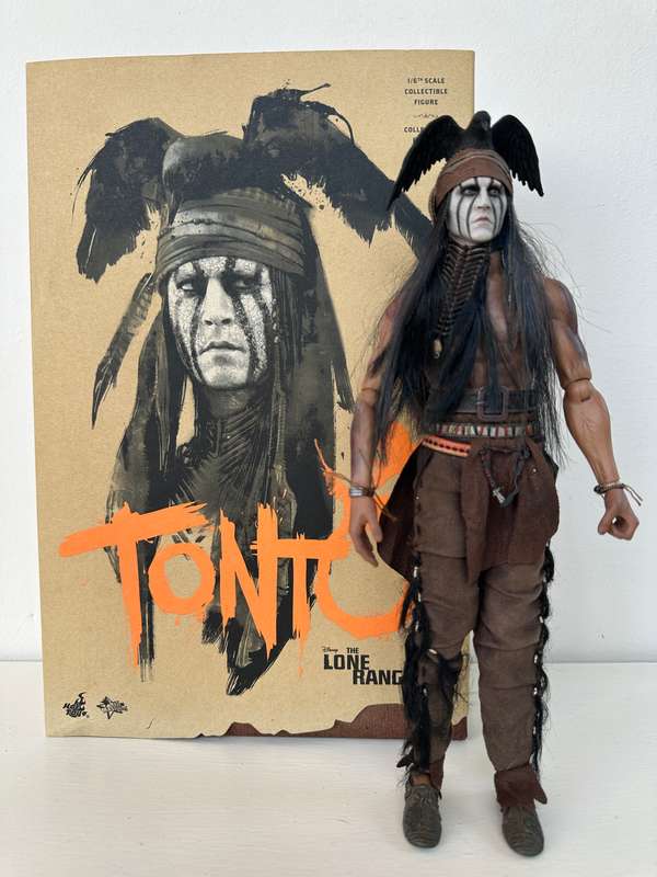 Hot Toys 1/6 Scale Collector's Edition The Lone Ranger Tonto, Amazingly Detailed