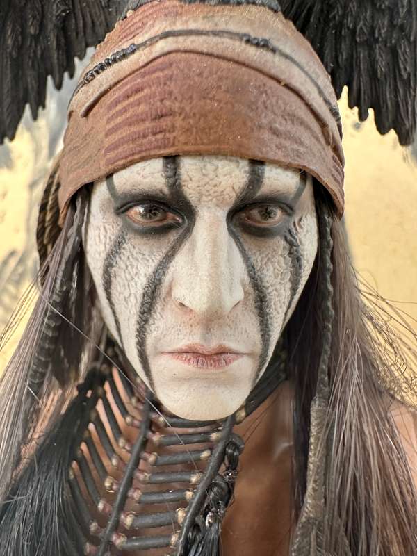Hot Toys 1/6 Scale Collector's Edition The Lone Ranger Tonto, Amazingly Detailed