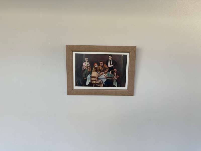Framed Karl Hofer Print - Table Company, Finished Size 33.5cm x 24.5cm