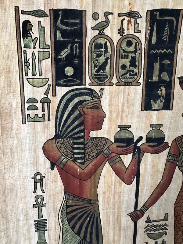 Hand-painted Papyrus Art - Size 33cm x 43cm