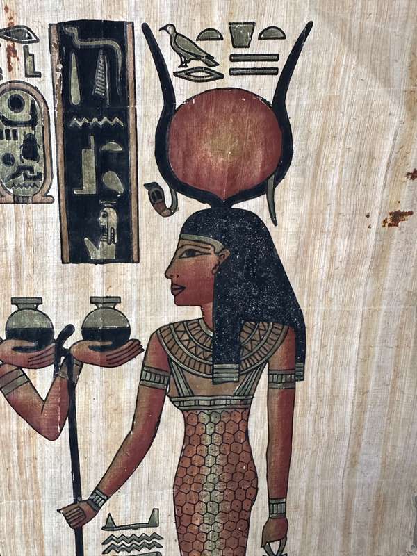 Hand-painted Papyrus Art - Size 33cm x 43cm