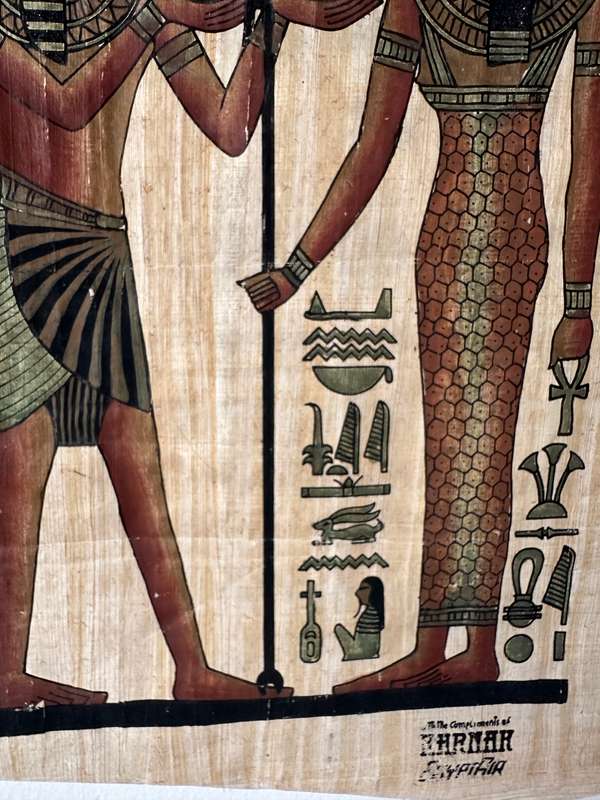 Hand-painted Papyrus Art - Size 33cm x 43cm