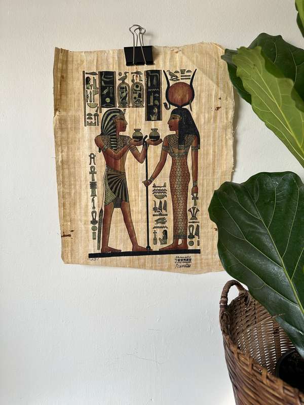 Hand-painted Papyrus Art - Size 33cm x 43cm