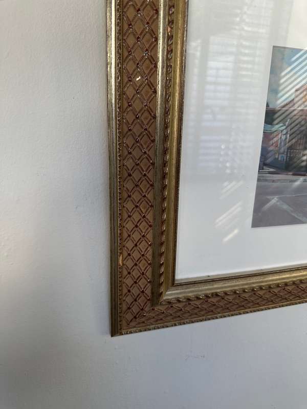 Framed John Barnett Kramer Print, Bultfontein Cash and Carry, Single Mount: Size 52cm x 40cm