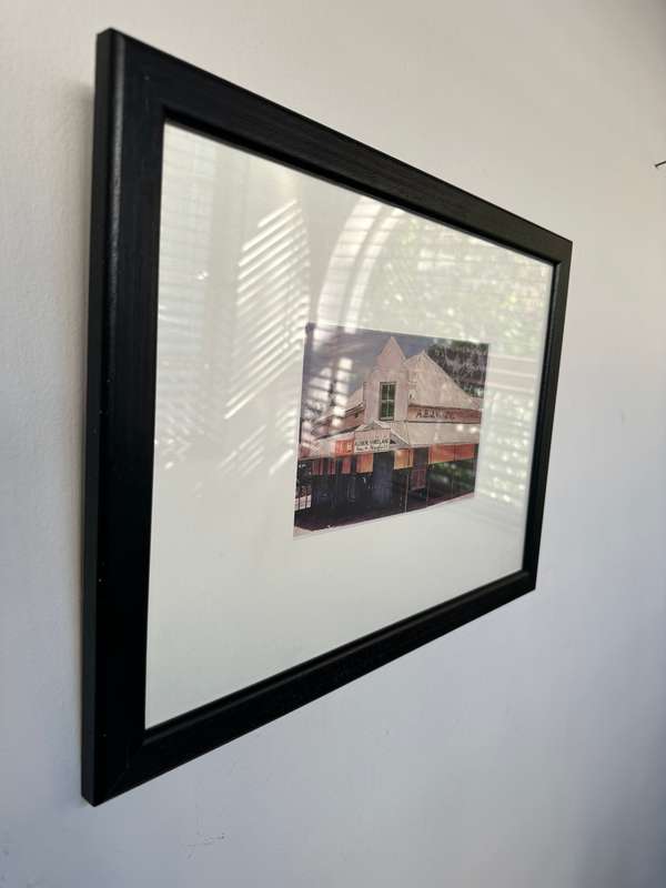Framed John Barnett Kramer Print, Algemene Handelaar, Single Mount, Wood Frame: Finished Size 45.5cm