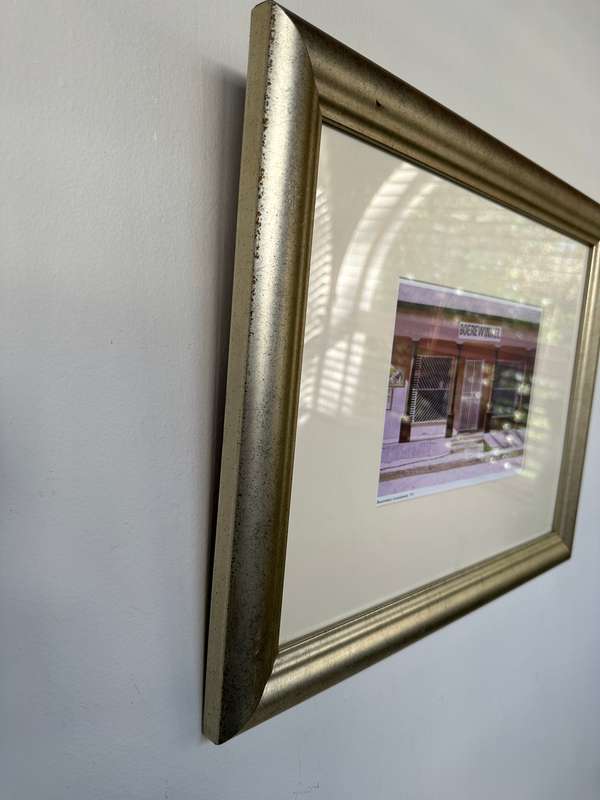 Framed John Barnett Kramer Print, Boerewinkel Loeriesfontein 1991