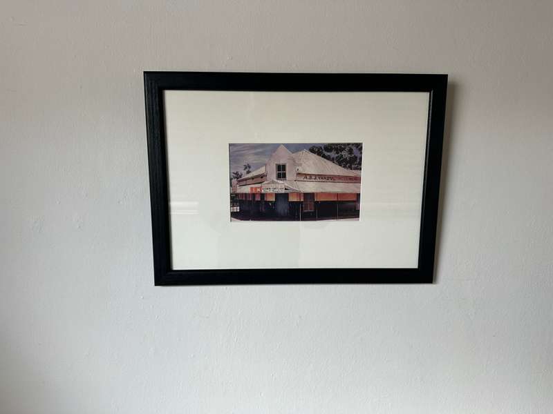 Framed John Barnett Kramer Print, Algemene Handelaar, Single Mount, Wood Frame: Finished Size 45.5cm