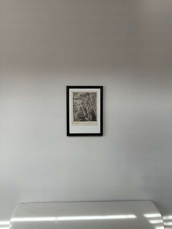 Framed Print, Dronsfield - Old Woman Wigan Lancashire - Finished Size 23.5cm x 32.5cm
