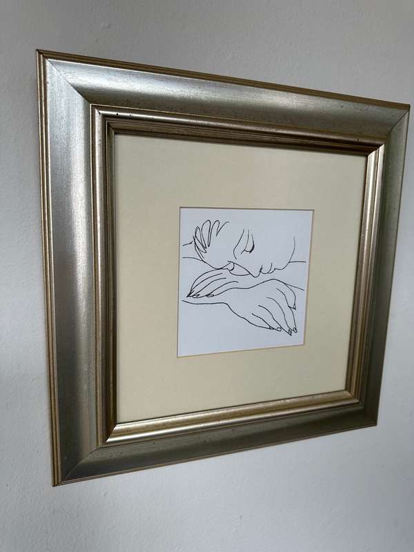Pablo Picasso Framed Print, War & Peace - Finished Size 31.5cm x 31.5cm