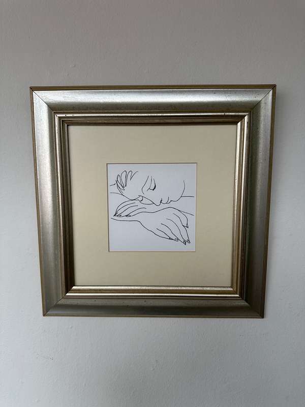 Pablo Picasso Framed Print, War & Peace - Finished Size 31.5cm x 31.5cm