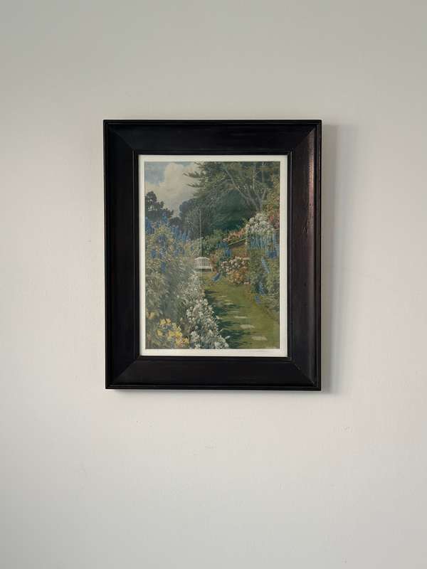 Framed Beatrice Parsons Print, Floral Garden - Finished Size 42cm x 52cm