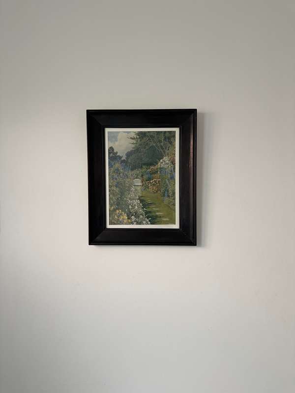 Framed Beatrice Parsons Print, Floral Garden - Finished Size 42cm x 52cm