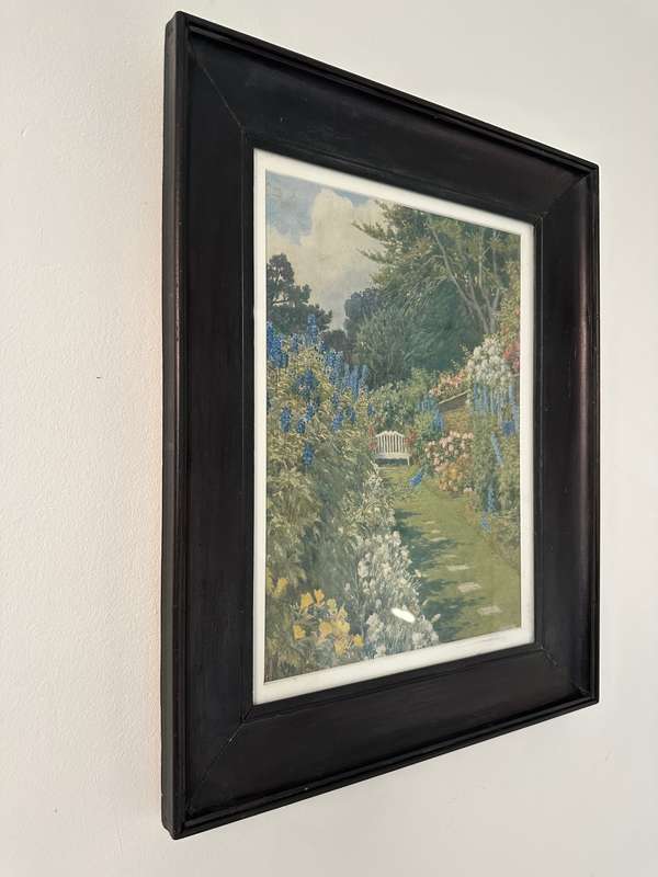 Framed Beatrice Parsons Print, Floral Garden - Finished Size 42cm x 52cm