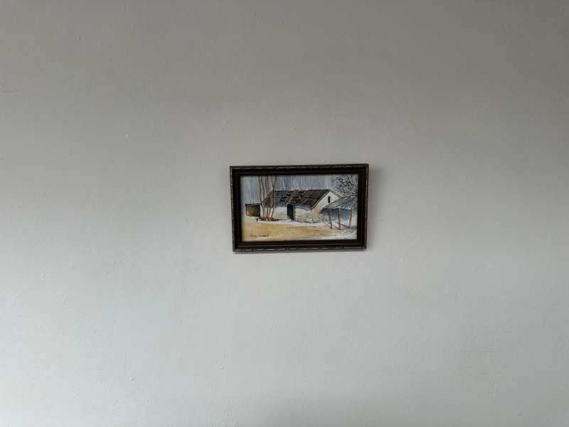Framed Ethna Kennedy Original Artwork, Watercolour - Finished Size 20cm x 12.5cm