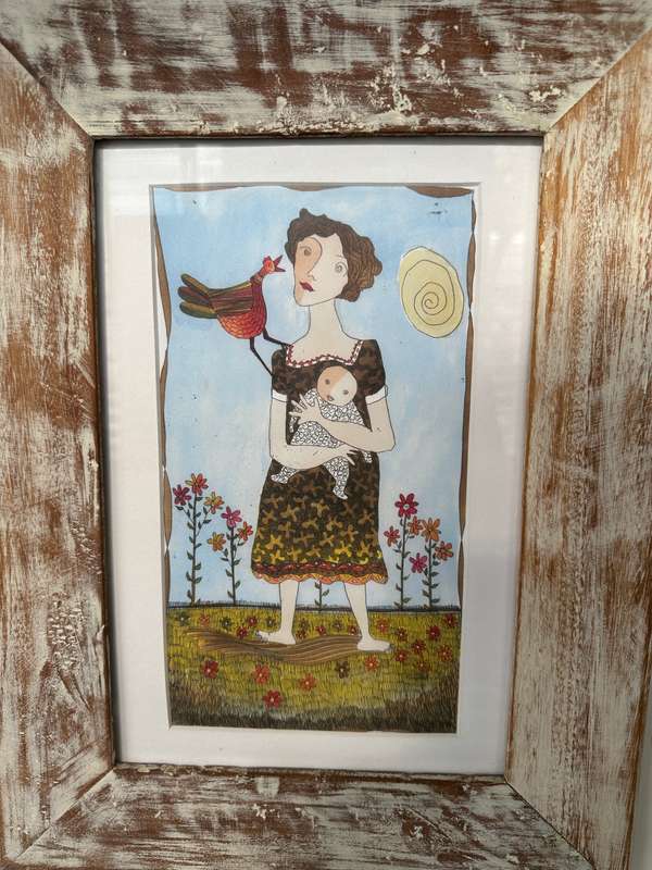 Framed Van Der Westhuizen Print (Catalogue) - Finished Size 31.5cm x 42cm