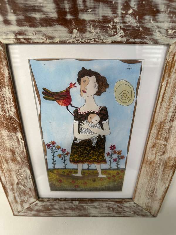 Framed Van Der Westhuizen Print (Catalogue) - Finished Size 31.5cm x 42cm