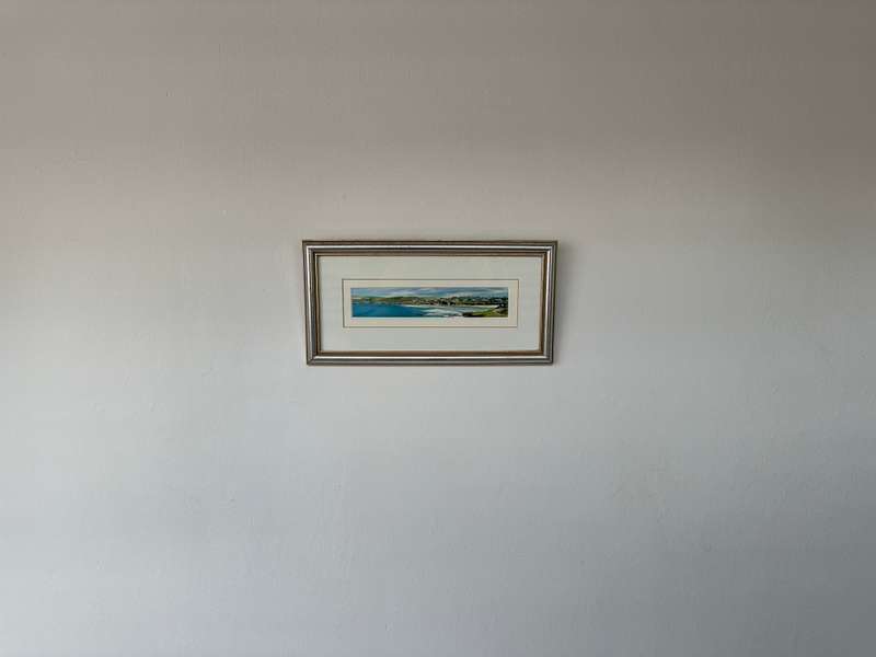Framed Photographic Image, North Cornwall Hayle Bay - Finished Size 31.5cm x 16cm
