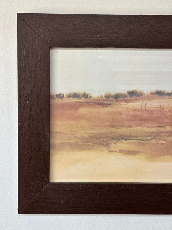 Framed Gordon Legg Print, Landscape - Finished Size 51cm x 36cm